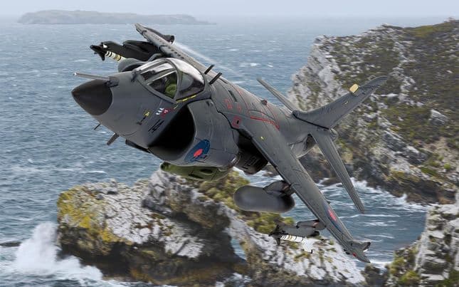 British Aerospace, Sea Harrier FRS.1 XZ457/14, Lt. Cdr. Andy Auld