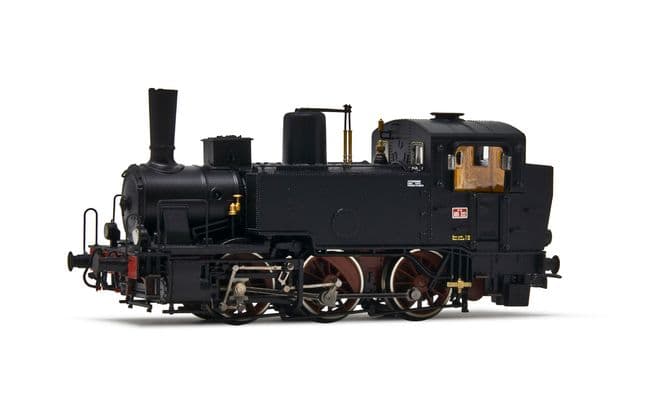 FS, steam locomotive Gr.835 with electric lamps and white wheel rims, ep. III-IV, with DCC sound decoder