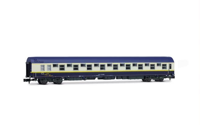 SNCF, dreiteiliges Set „Train Expo“, Set Nr. 3, 2 x T2-Schlafwagen + Barwagen, Ep. VI