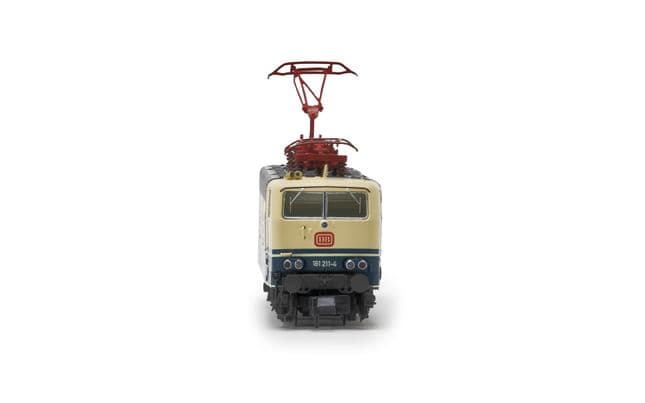 DB, Elektrolokomotive 181 211-4, in blau/beiger Lackierung, „Lorraine", Ep. IV