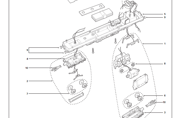 RailRoad Plus Railtrack, Class 960, Bo-Bo, 977723 - Era 9