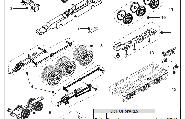 RailRoad: BR (Late) - B17 Class - 61652 'Darlington'