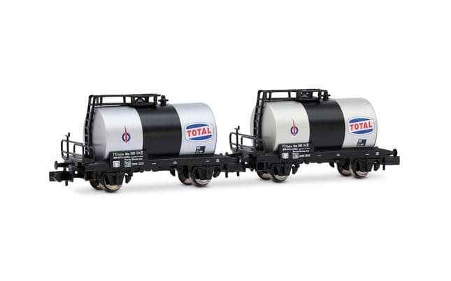 FS, 2-unit pack of 2-axle tank wagons “Total”