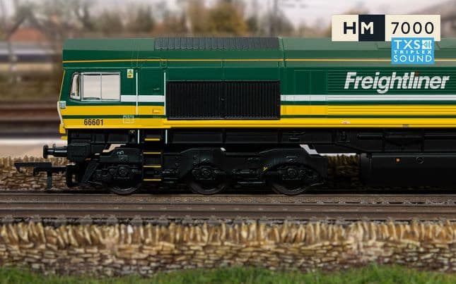 RailRoad: Freightliner Class 66 - 'Freightliner 60' - 66601 (DCC Sound Fitted)