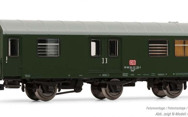 DB AG, Gepäckwagen Dag953 in grüner Lackierung, Ep. V