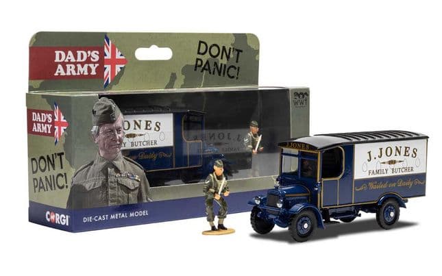 Dad’s Army J. Jones Thornycroft Van &amp; Mr Jones Figurine