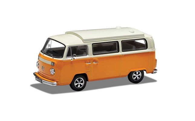 Volkswagen Campervan Type 2 Bay Window, Marino Yellow and Pastel White