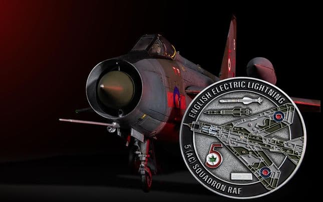 English Electric Lightning F.6 + Collectors Coin