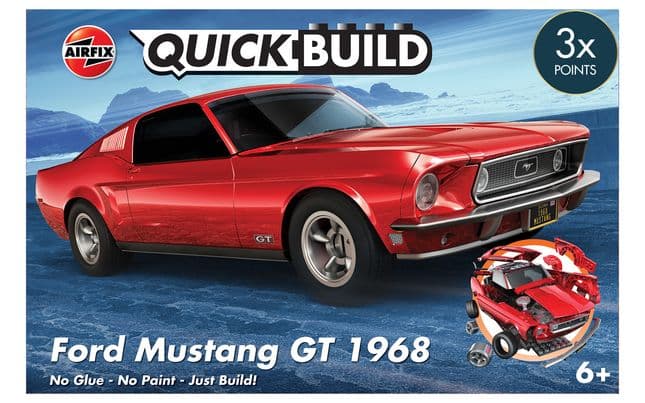 QUICKBUILD Ford Mustang GT 1968