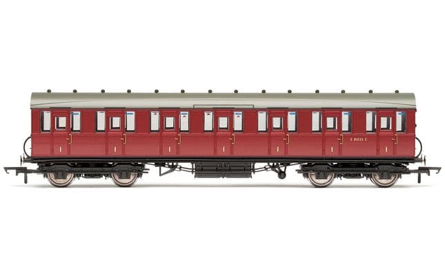 BR, 51' Gresley Non-Vestibuled Suburban First, E81032E- Era 5