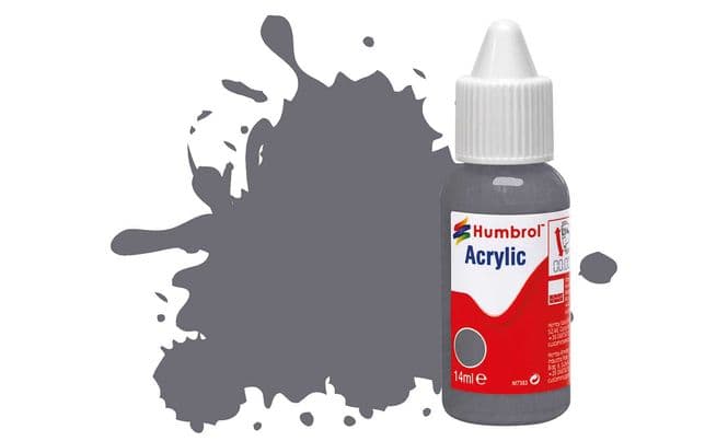 Humbrol 123 Extra Dark Sea Grey Satin Acrylic Paint (14ml)