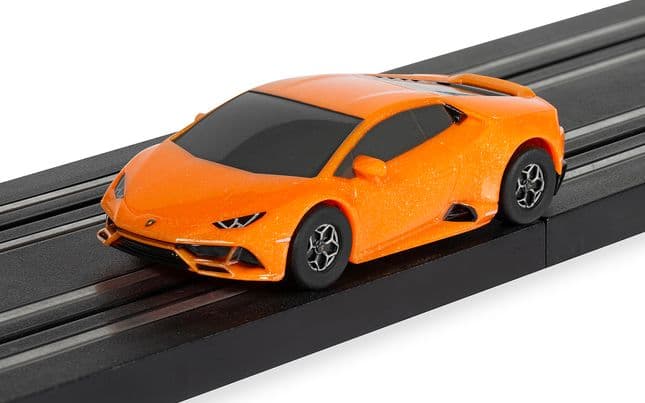 Micro Scalextric Lamborghini Huracan EVO Car - Orange