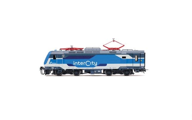FS Trenitalia, 2-unit motorised pack of E.464, new Intercity livery, blue/light grey