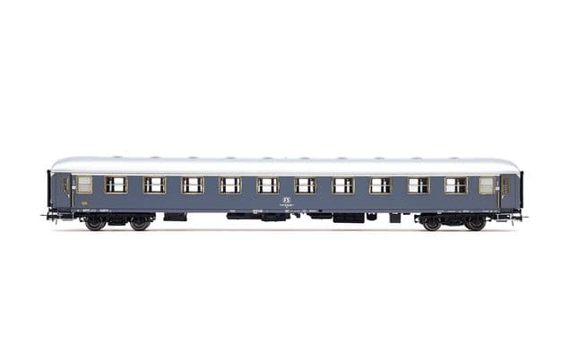 FS, 3-unit pack of Exp 234/235 Remus Roma – Wien, UIC-X '68 couchettes + UIC-X '68 1st class + UIC-X '75 1st/2nd class, grey