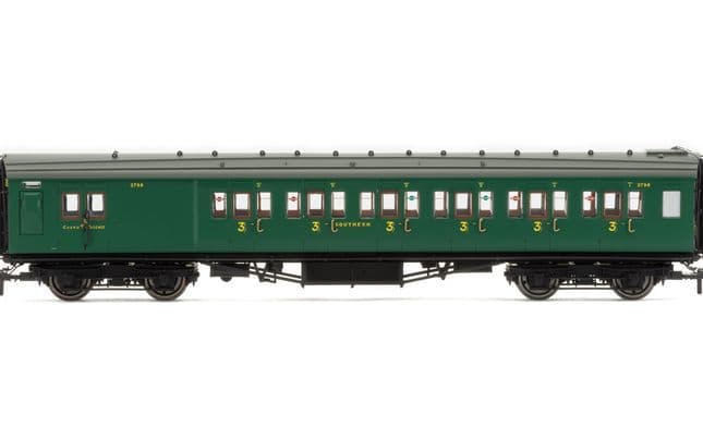 SR, Maunsell Corridor Brake Third Class, 3797 'Set 328' - Era 3