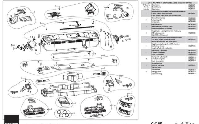 ÖBB, Elektrolokomotive 1046 001-2, in rot/grauer Lackierung, Ep. V