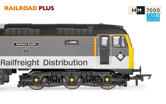 RailRoad Plus BR Railfreight, Class 47, Co-Co, 47188 - Era 8 (Sound Fitted)