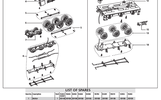 Motor, Motor Assembly 5 Pole Skew Wound