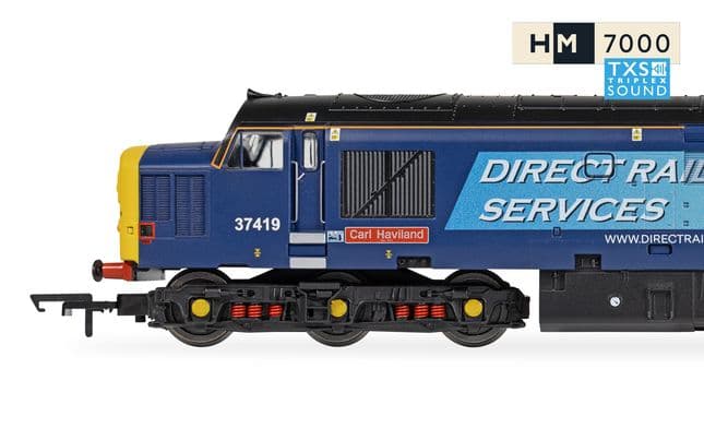 RailRoad - DRS - Class 37 - 'Carl Haviland' 37419 (DCC Sound Fitted)