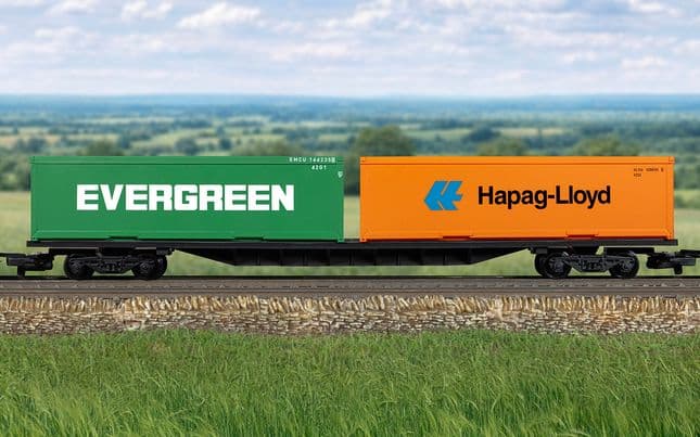 RailRoad: BR - FFA Container Wagon &amp; Containers