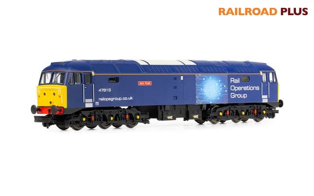 RailRoad Plus ROG, Class 47, Co-Co, 47813 ‘Jack Frost’ - Era 11