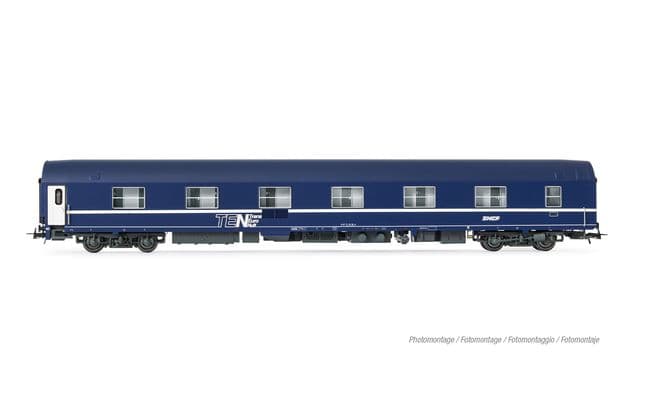 SNCB/SNCF, set motorail train, including 1 x WR SNCB ex CIWL + 1 x WL T2 SNCF + 1 x DD SNCB , ep. IV-V