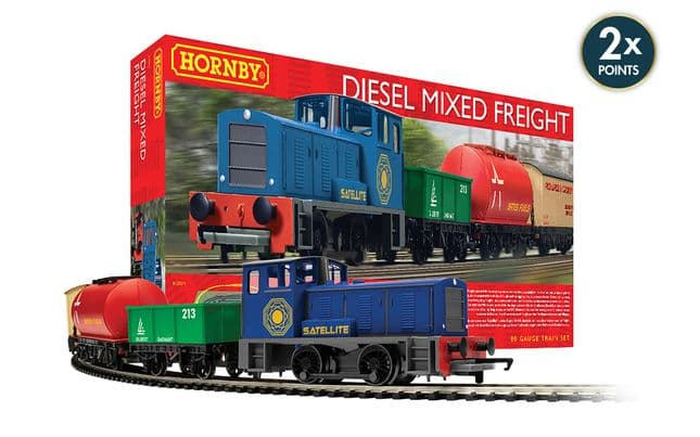 Diesel Mixed Freight Train Set
