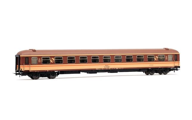 RENFE, set de 2 coches «Estrella Bahía de Cádiz», Bc10x-12600 literas, decoración Estrella