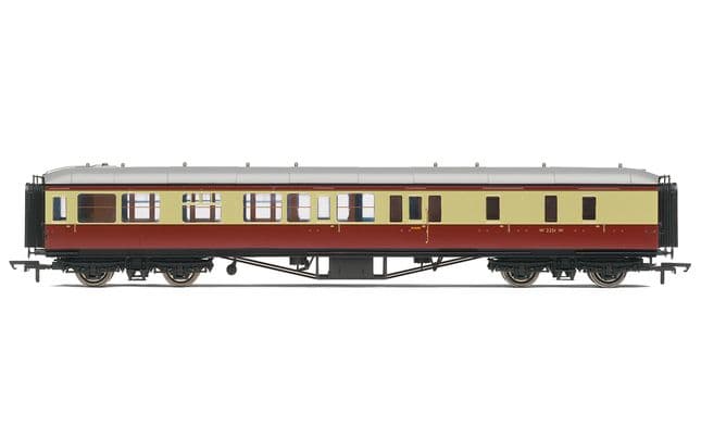 BR, 63' Hawksworth Corridor Brake Third, W2251W - Era 4