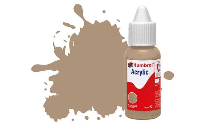 Acrylic Paint: 72 - Khaki Drill - Matt - (14ml)