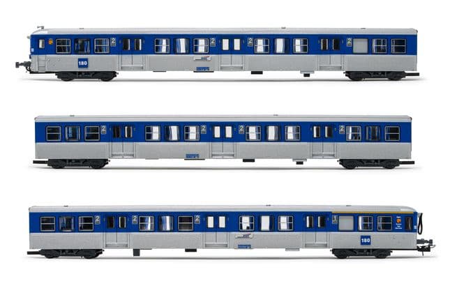 SNCF, coffret de 3 voitures RIO 82 PACA II, ép. V