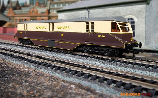 RailRoad Plus GWR, Bo-Bo, No. 34 Parcels Car - Era 3
