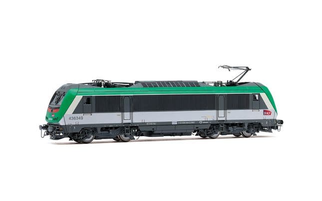 SNCF, electric locomotive 436300 FRET green/grey, with SCMT for Italy