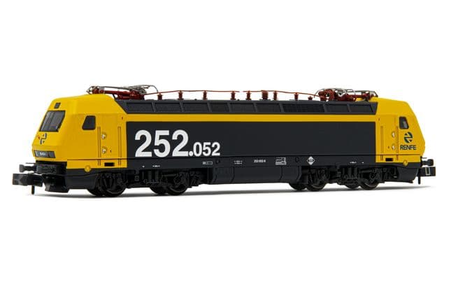 RENFE, Elektrolokomotive 252 052-6, in gelb/grauer Lackierung, Ep. V, mit DCC-Decoder