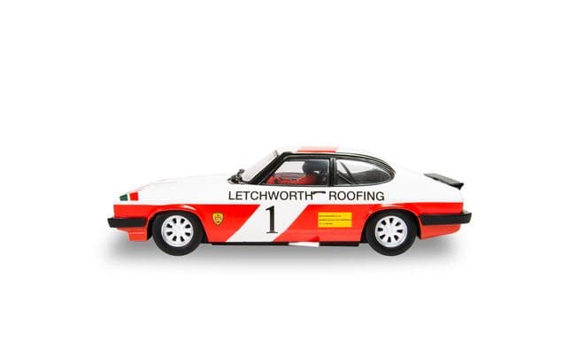 Scalextric 2023 Club Car - Ford Capri MKIII – Skid Scarborough – Castrol