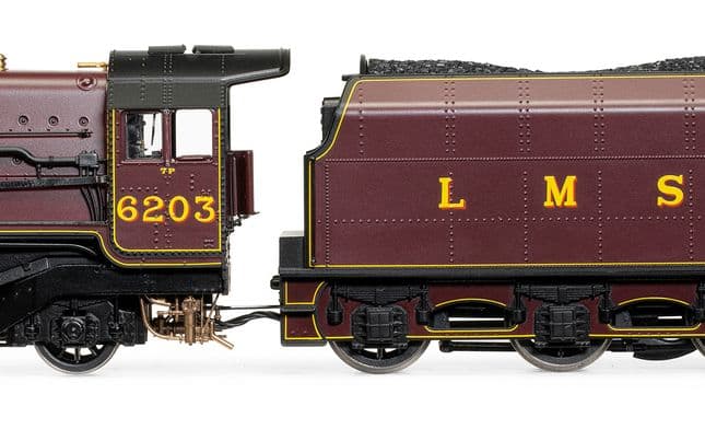 LMS, Princess Royal, 4-6-2, 6203 'Princess Margaret Rose' (with flickering firebox) - Era 3