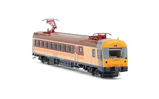 RENFE, 3-unit EMU class 444-500, unit 444-503 in "Estrella" livery, ep. IV, with sound decoder
