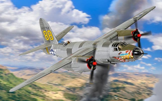 Martin B-26C-45-MO Marauder 'Miss Arkansas' - 12th USAAF - Lt Leo A Lampman
