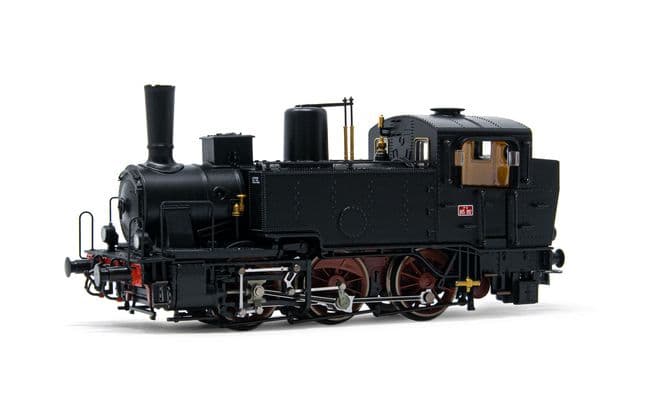 FS, steam locomotive Gr. 835, electric lamps, big Westinghouse pump, period III-IV