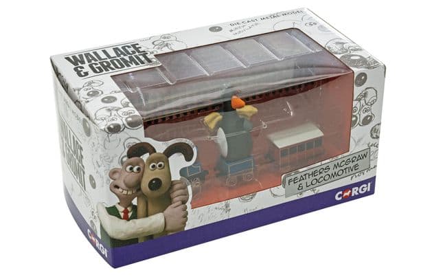 Wallace &amp; Gromit - The Wrong Trousers - Feathers McGraw &amp; Locomotive