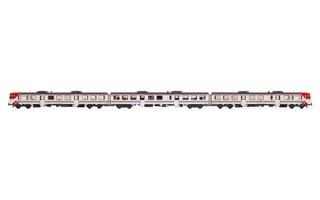 RENFE, set de 3 unidades, automotor diesel 592 “Cercanías”, ép. V-VI