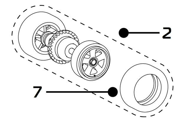 rear axle assy, REAR WHL AXLE ASSY