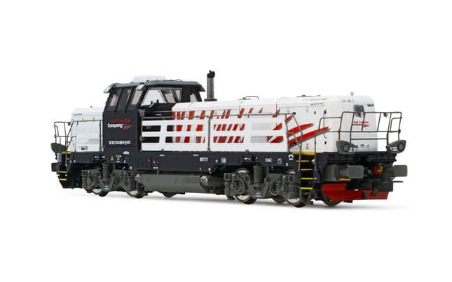 Rail Traction Company, locomotiva diesel da manovra EffiShunter 1000, livrea bianca/nera, ep. VI, con DCC Sound decoder