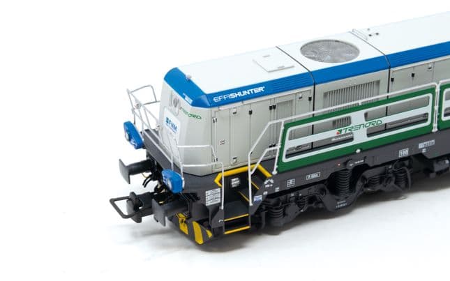 FNM / Trenord, diesel locomotive Effishunter 1000, grey/blue/green, ep. VI, with DCC sound decoder