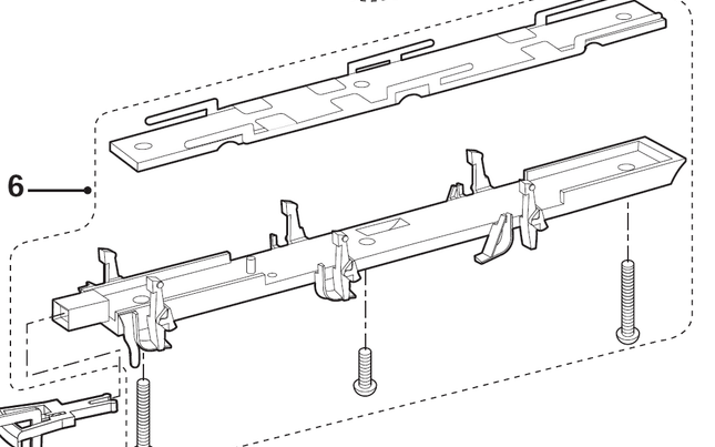 Loco chassis, 4F Class Locomotive Chassis Bottom (R3030)