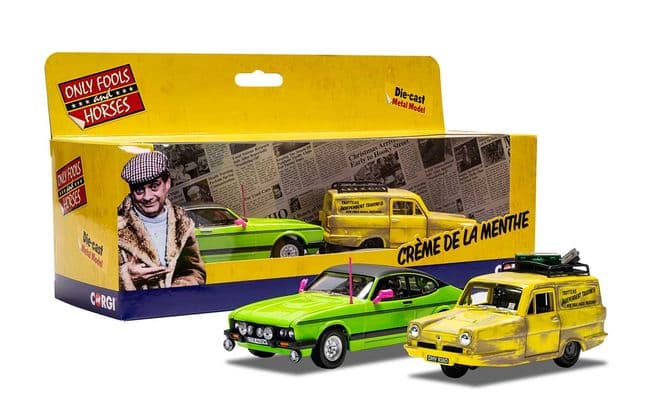Only Fools &amp; Horses Del Boy's Reliant Regal &amp; Ford Capri Mk3