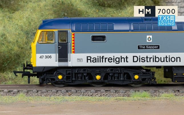 RailRoad - Railfreight Distribution - Class 47 - 'The Sapper' 47306 (DCC Sound Fitted)