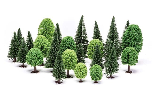 Hobby' Mixed (Deciduous and Fir) Trees
