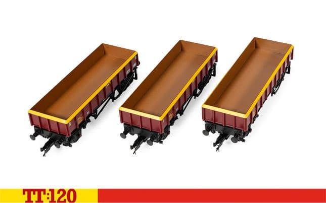 EWS (MHA) 'Coalfish' - Ballast Wagon - Triple pack