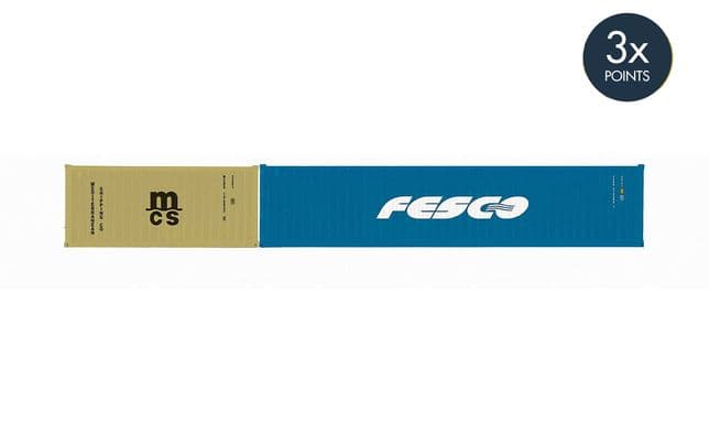 MSC & Fesco Container Pack 1 x 20 1 x 40 Containers Era 11